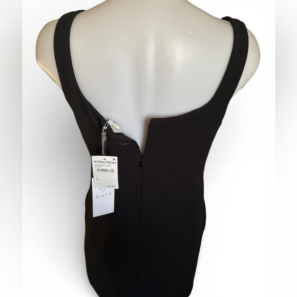 Wayf Elegant Black Sleeveless Mini Dress - Picture 8 of 15